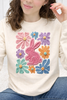 Easter Bunny Faux Yarn Floral Graphic Collection