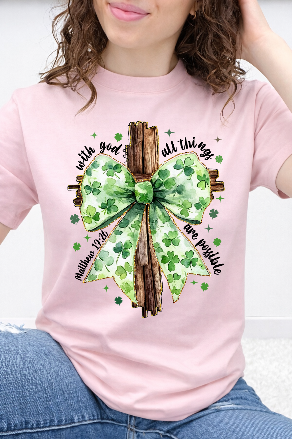 With God All Things Shamrock Graphic Collection