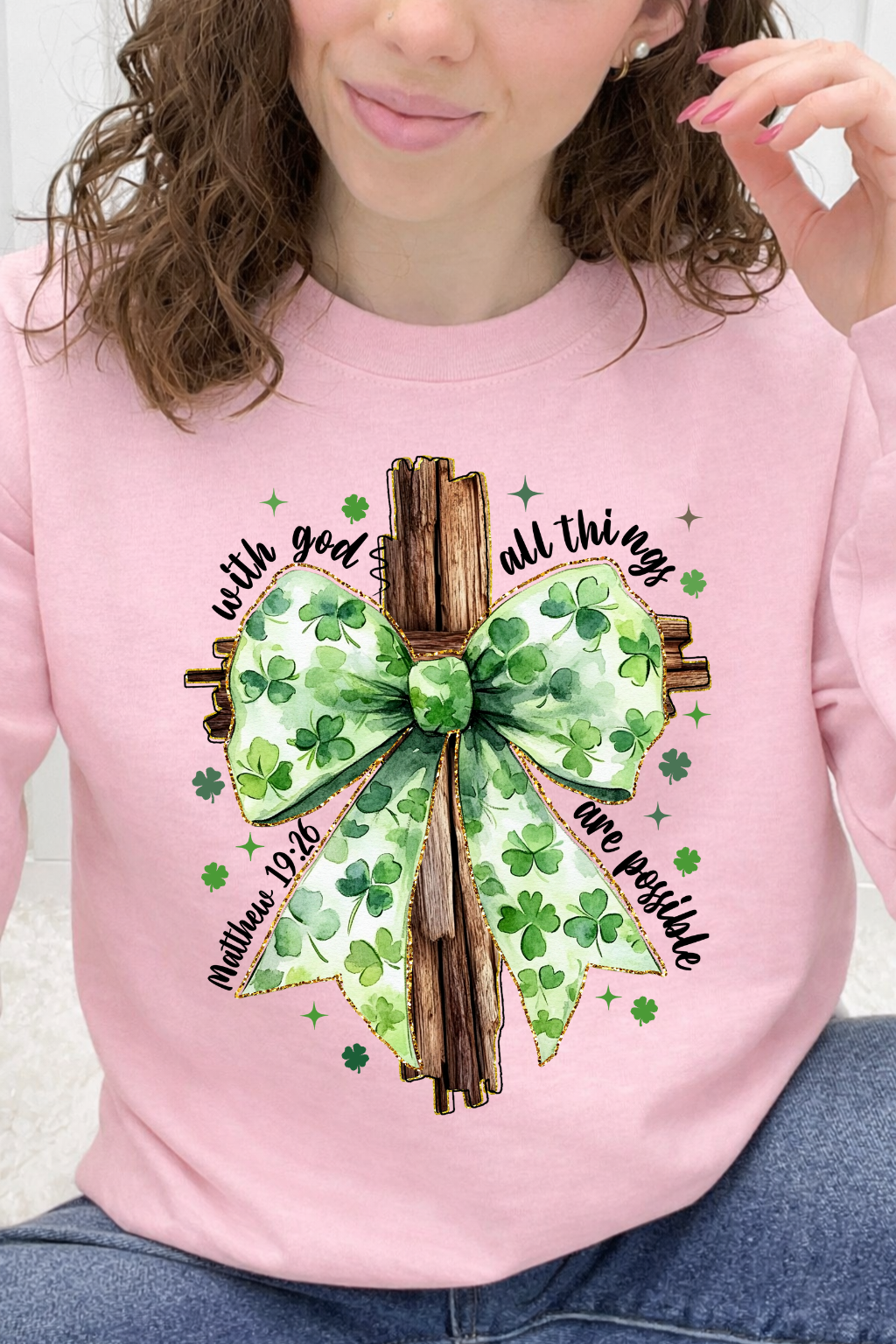 With God All Things Shamrock Graphic Collection