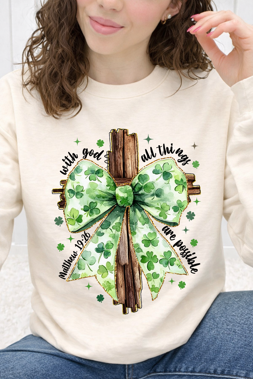 With God All Things Shamrock Graphic Collection