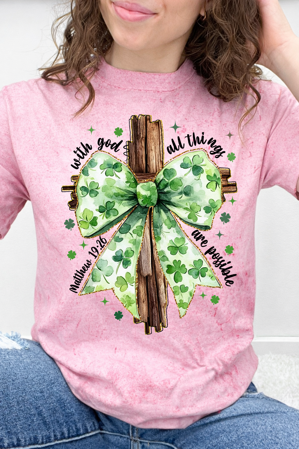 With God All Things Shamrock Graphic Collection