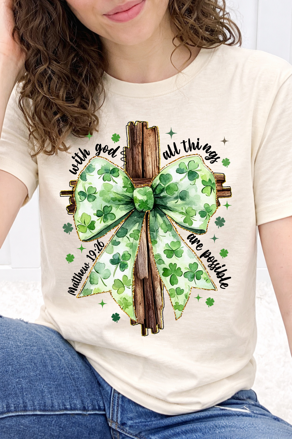 With God All Things Shamrock Graphic Collection