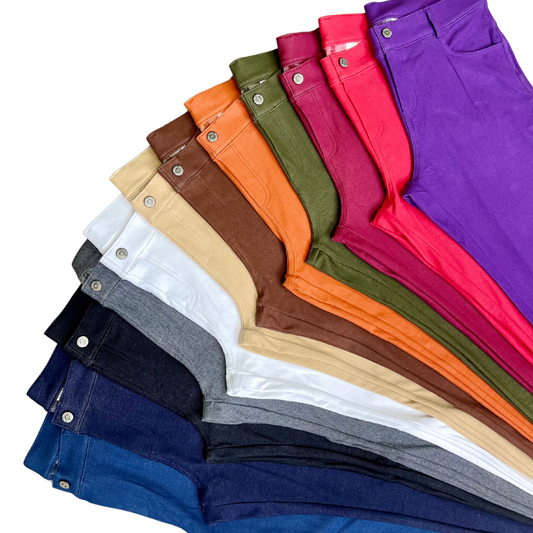 The Paisley Skinny Jeggings | 12 Colors