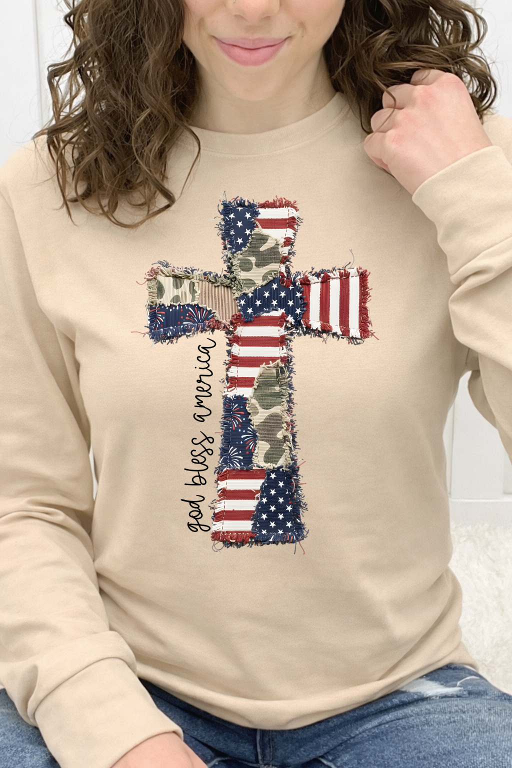 God Bless America Cross Graphic Collection