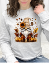 Heather Grey Long Sleeve Gildan Tee