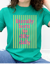 Teal Comfort Colors Tee
