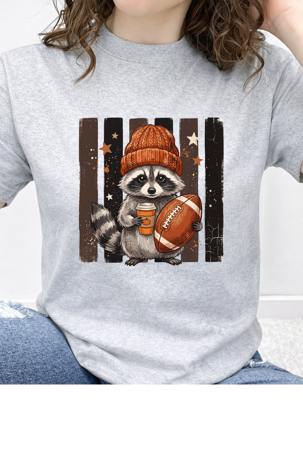 Game Day & Lattes Raccoon Graphic Collection