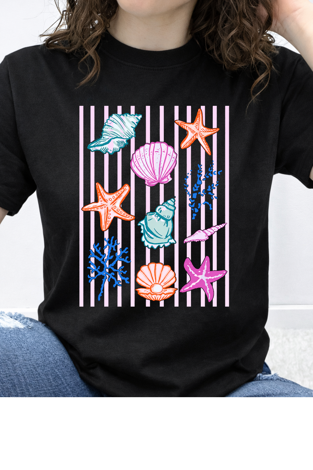 Coastal Treasure Striped Graphic Collection
