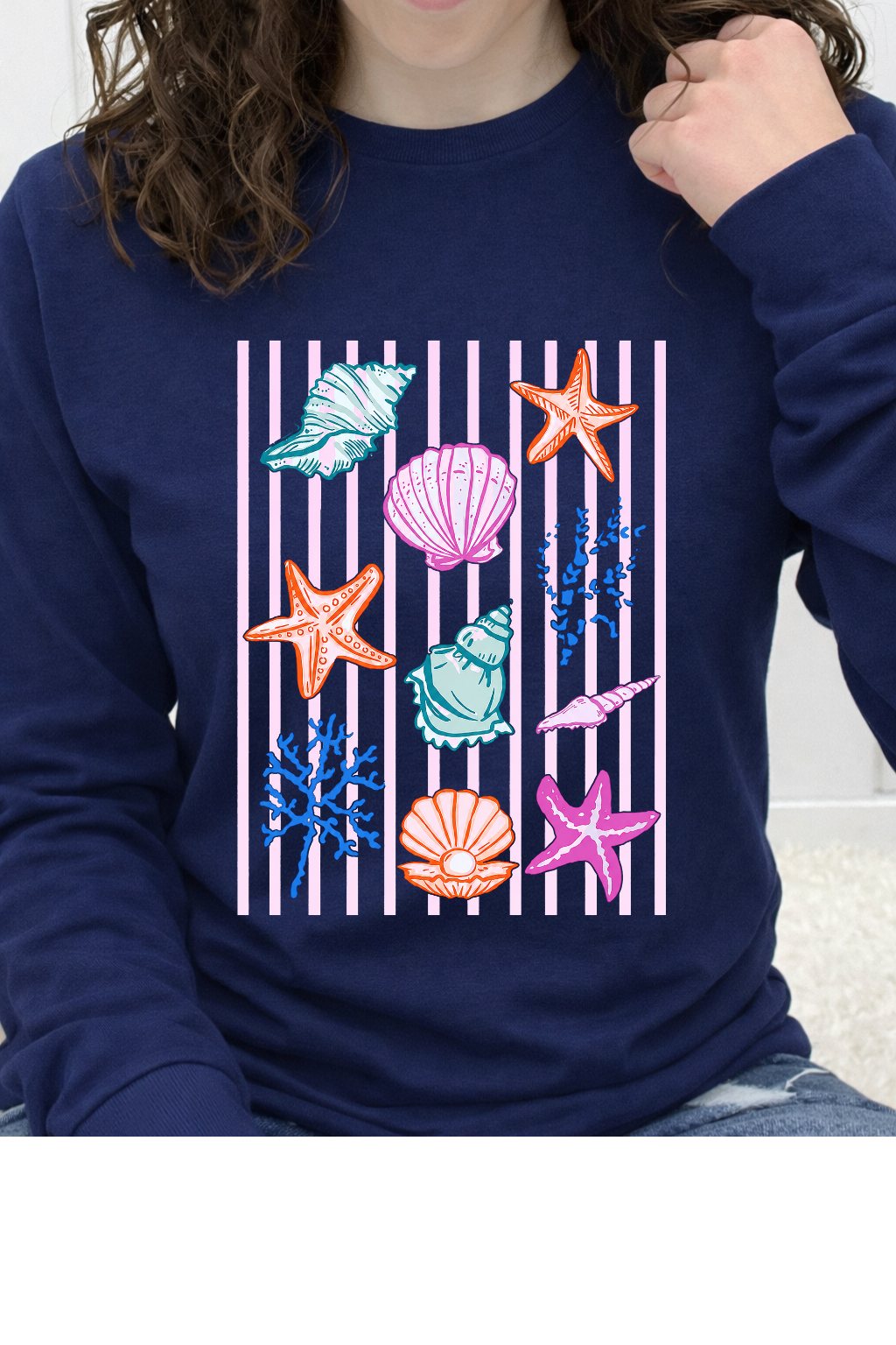 Coastal Treasure Striped Graphic Collection