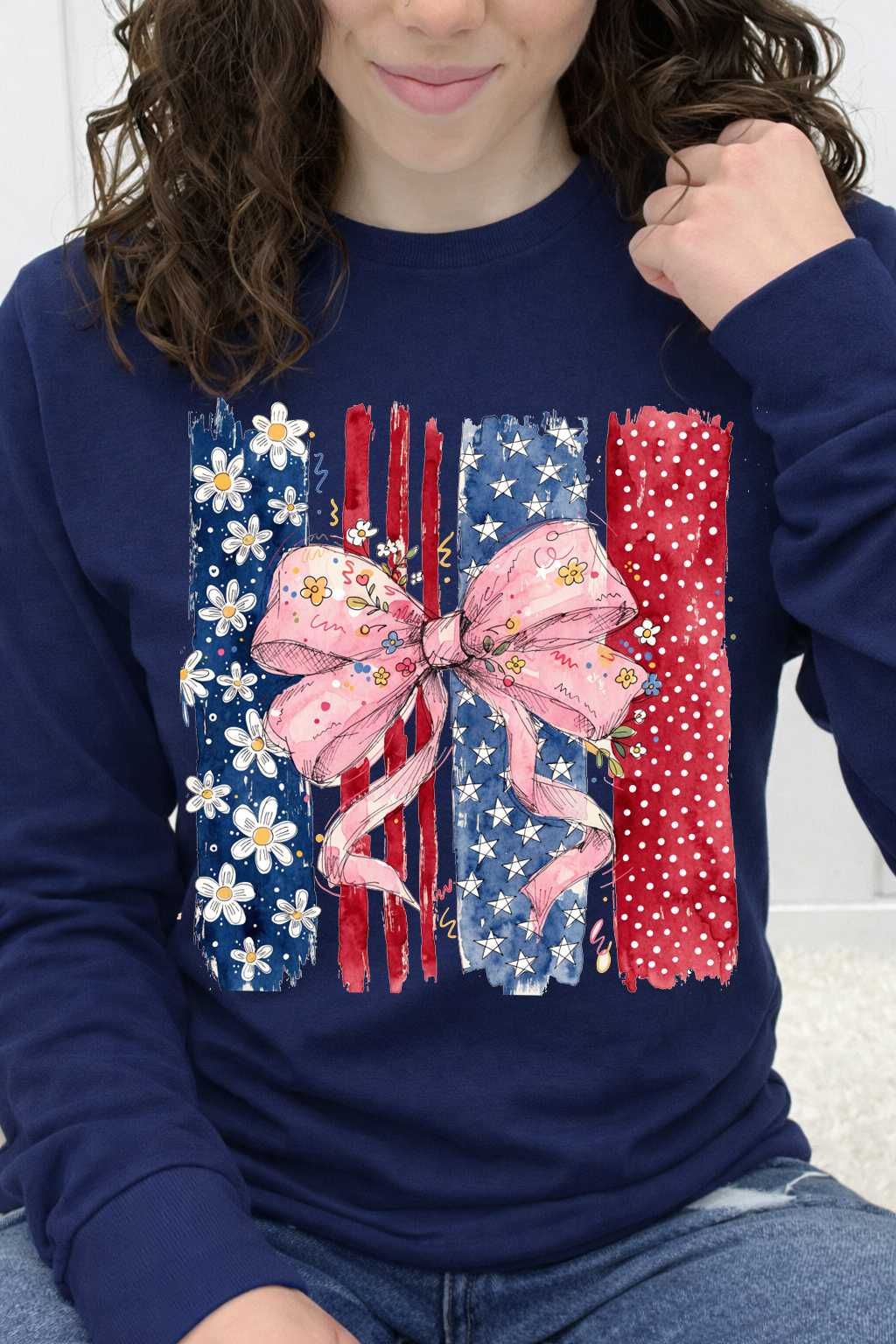 Stars, Stripes, Dainty Daisies & A Bow Graphic Collection