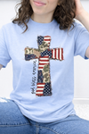 Light Blue Comfort Colors Tee
