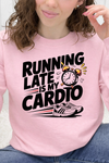 Pink Gildan Sweatshirt