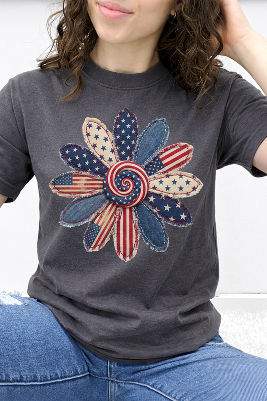 Americana Patchwork Daisy Graphic Collection