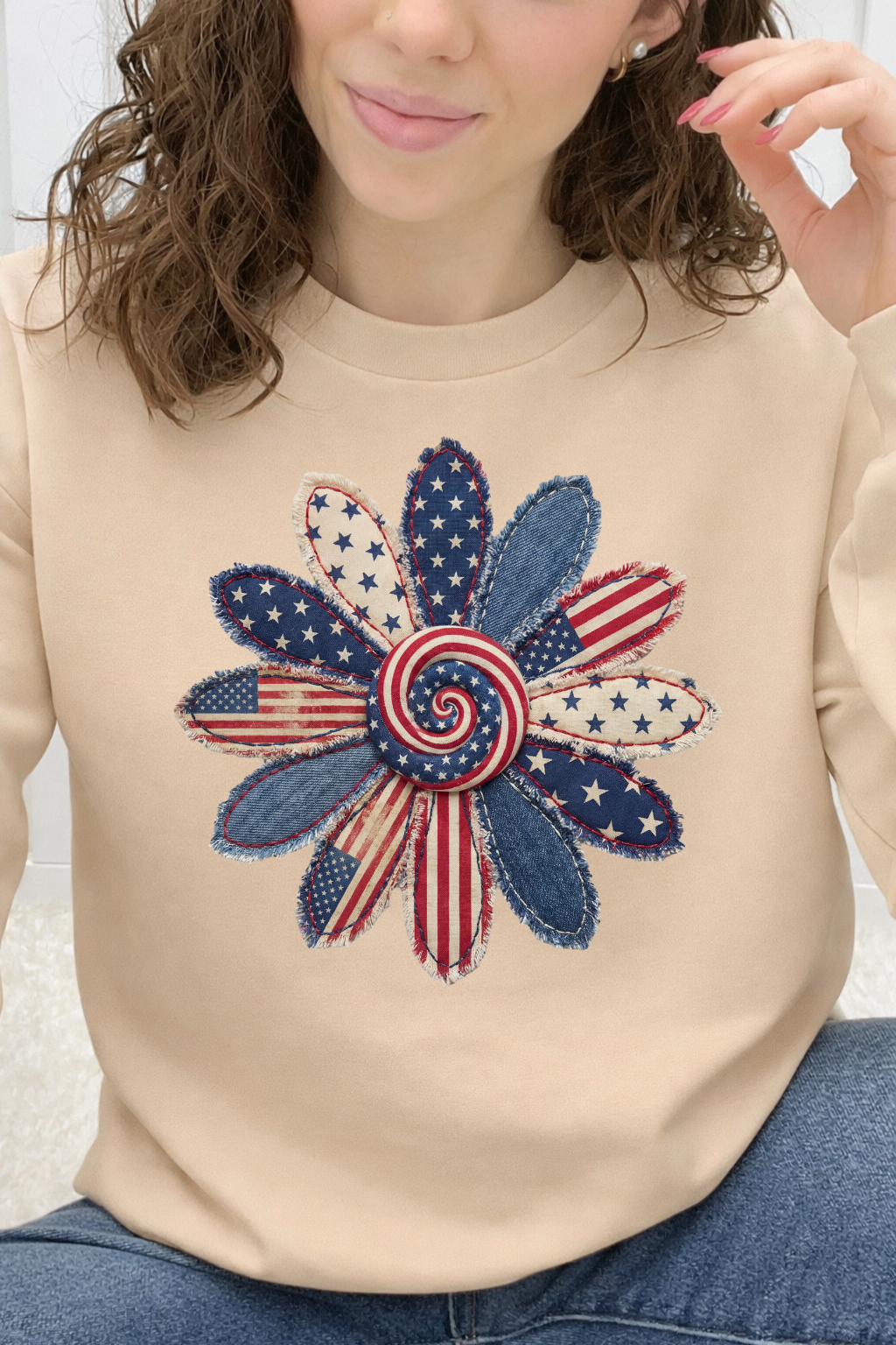 Americana Patchwork Daisy Graphic Collection