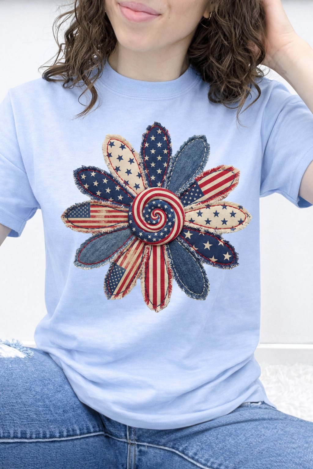 Americana Patchwork Daisy Graphic Collection