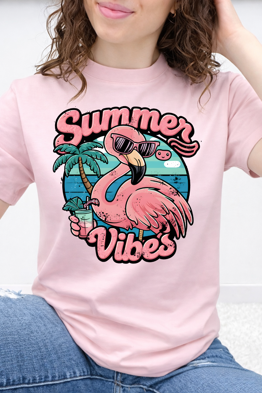 Flamingo Summer Vibes Graphic Collection