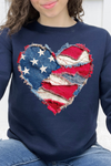 Navy Gildan Sweatshirt