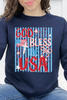 God Bless The USA Striped Graphic Collection