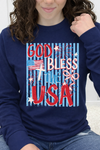 Navy Long Sleeve Tultex Tee