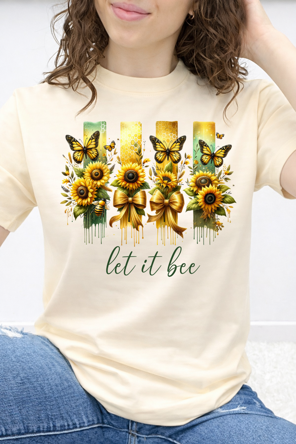 Let It Be Sunflowers & Butterflies Graphic Collection
