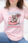 Pink Tultex Tee