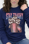 Navy Long Sleeve Tultex Tee