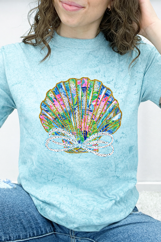 Tropical Bow Fan Shell Graphic Collection