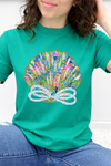Teal Comfort Colors Tee