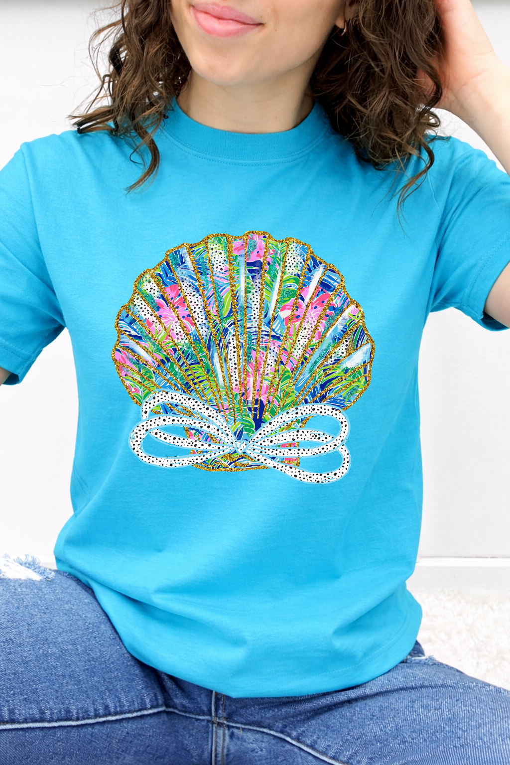 Tropical Bow Fan Shell Graphic Collection