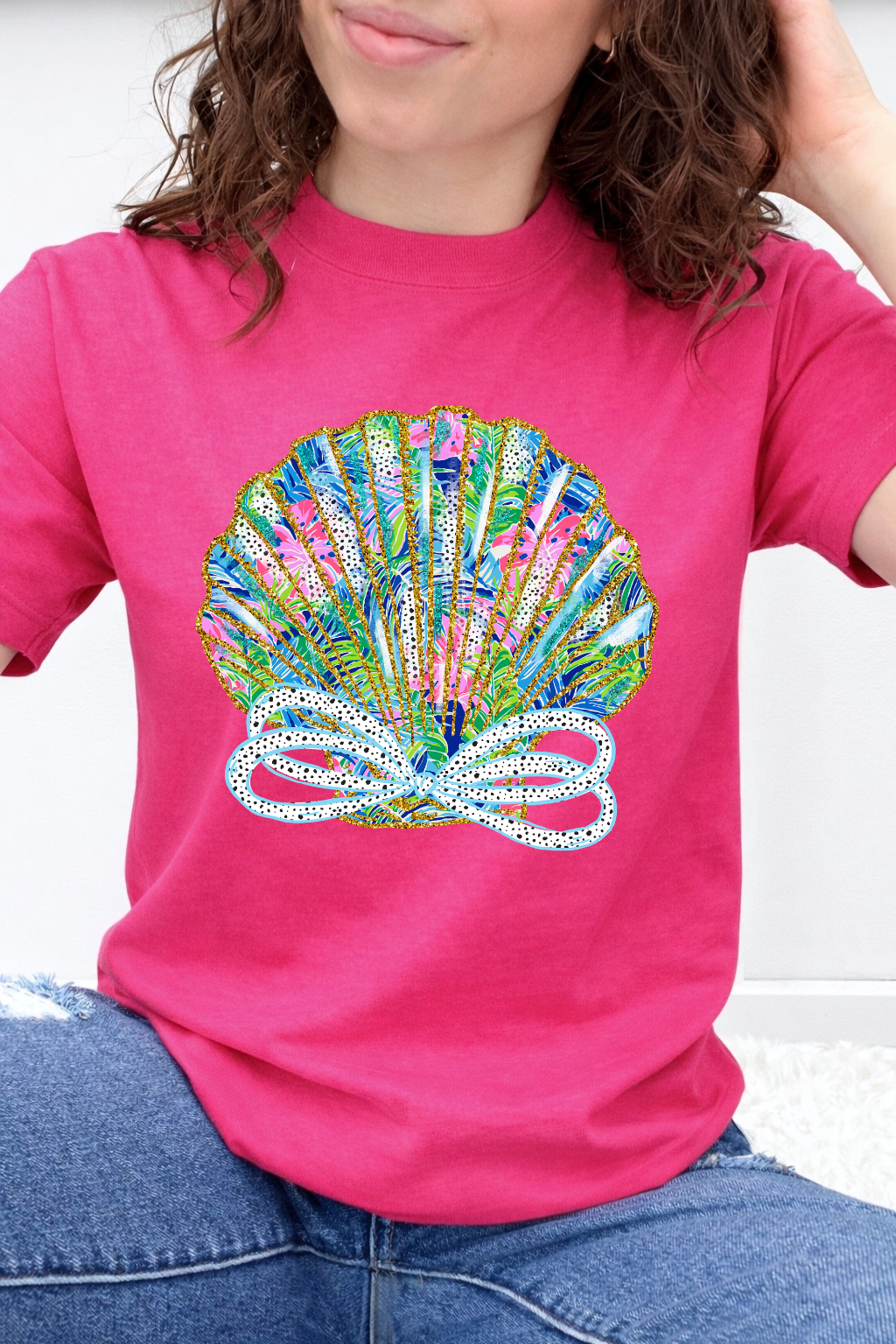Tropical Bow Fan Shell Graphic Collection