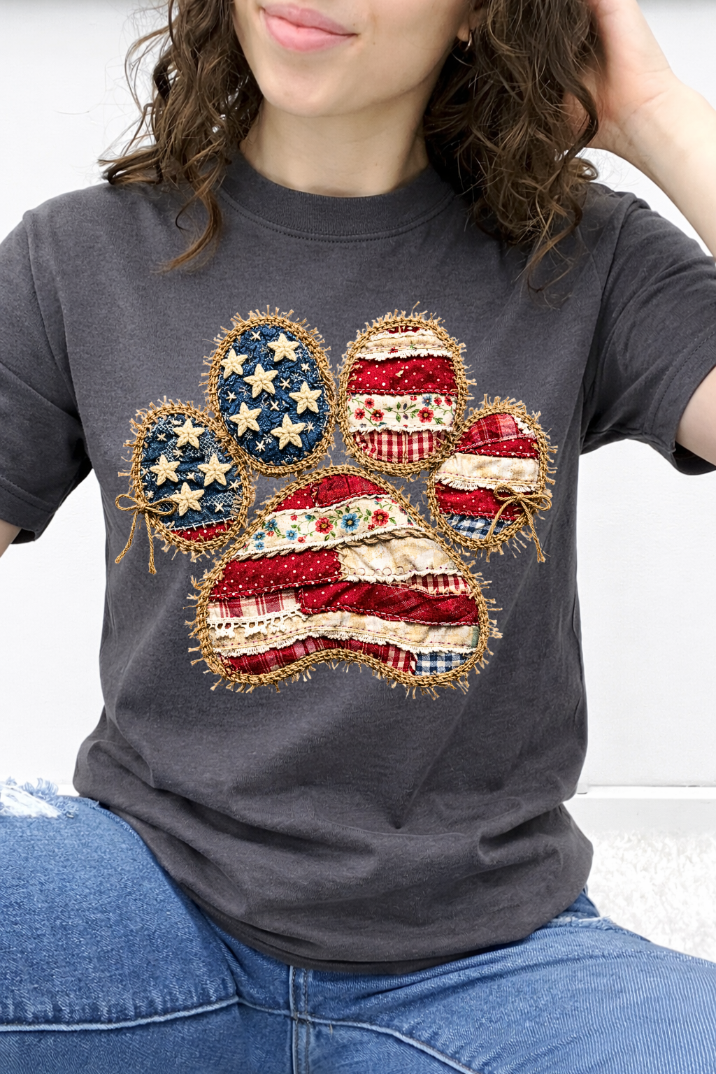 Stars & Stripes Paw Print Graphic Collection