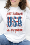 White Tultex Tee