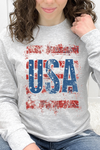 Heather Grey Long Sleeve Gildan Tee