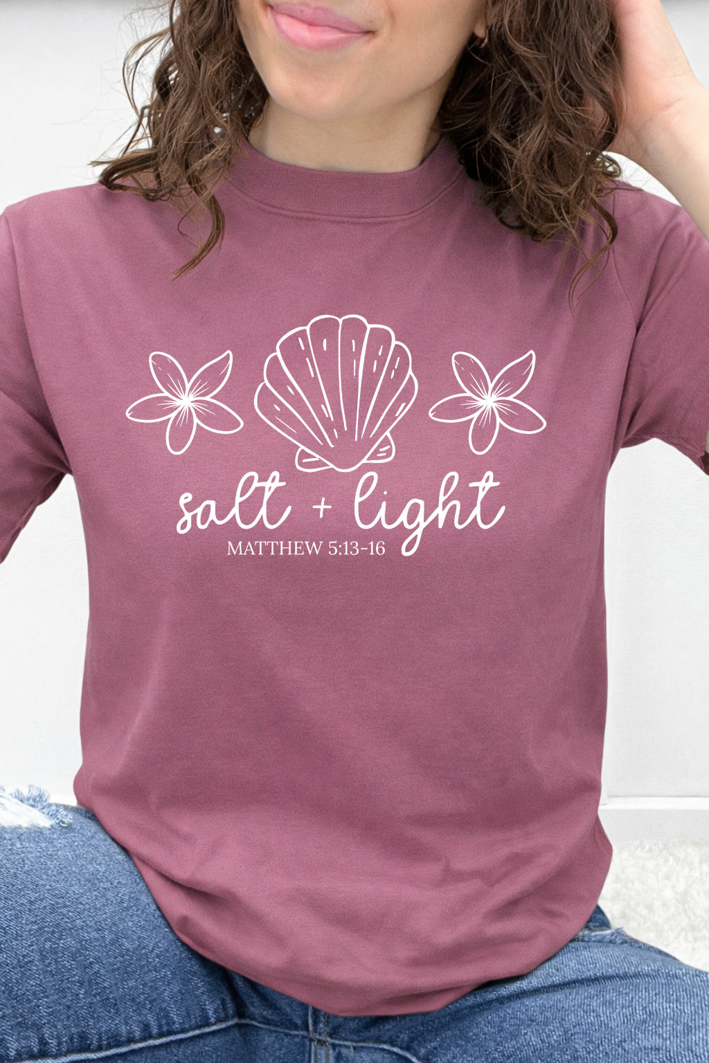 Salt + Light Seashell Matthew 5:13-16 Graphic Collection