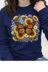 Navy Long Sleeve Tultex Tee