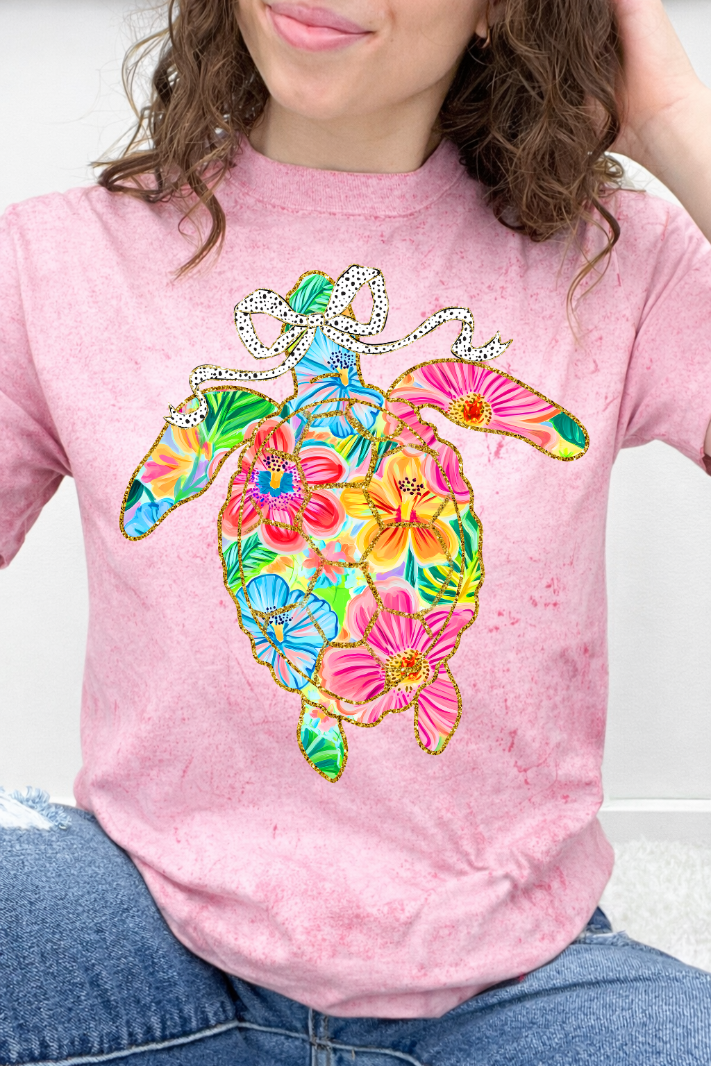 Tropical Bloom Sea Turtle Graphic Collection
