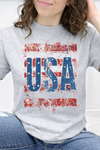 Heather Grey Tultex Tee