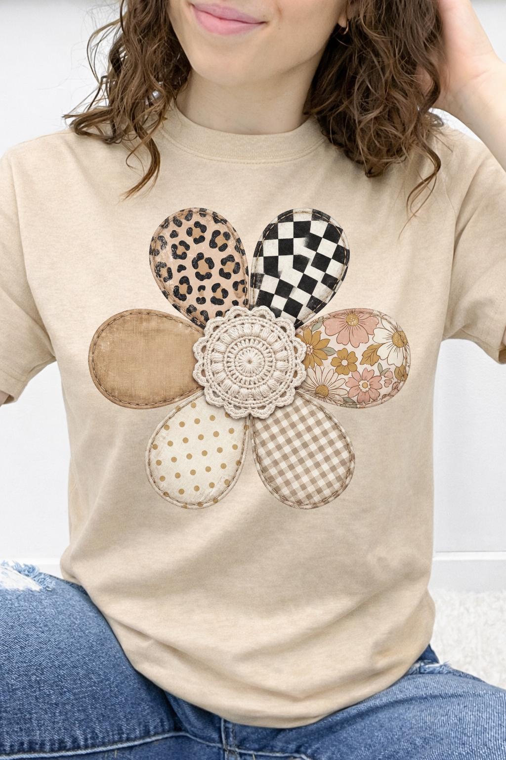 Sweet Patchwork Daisy & Lace Graphic Collection