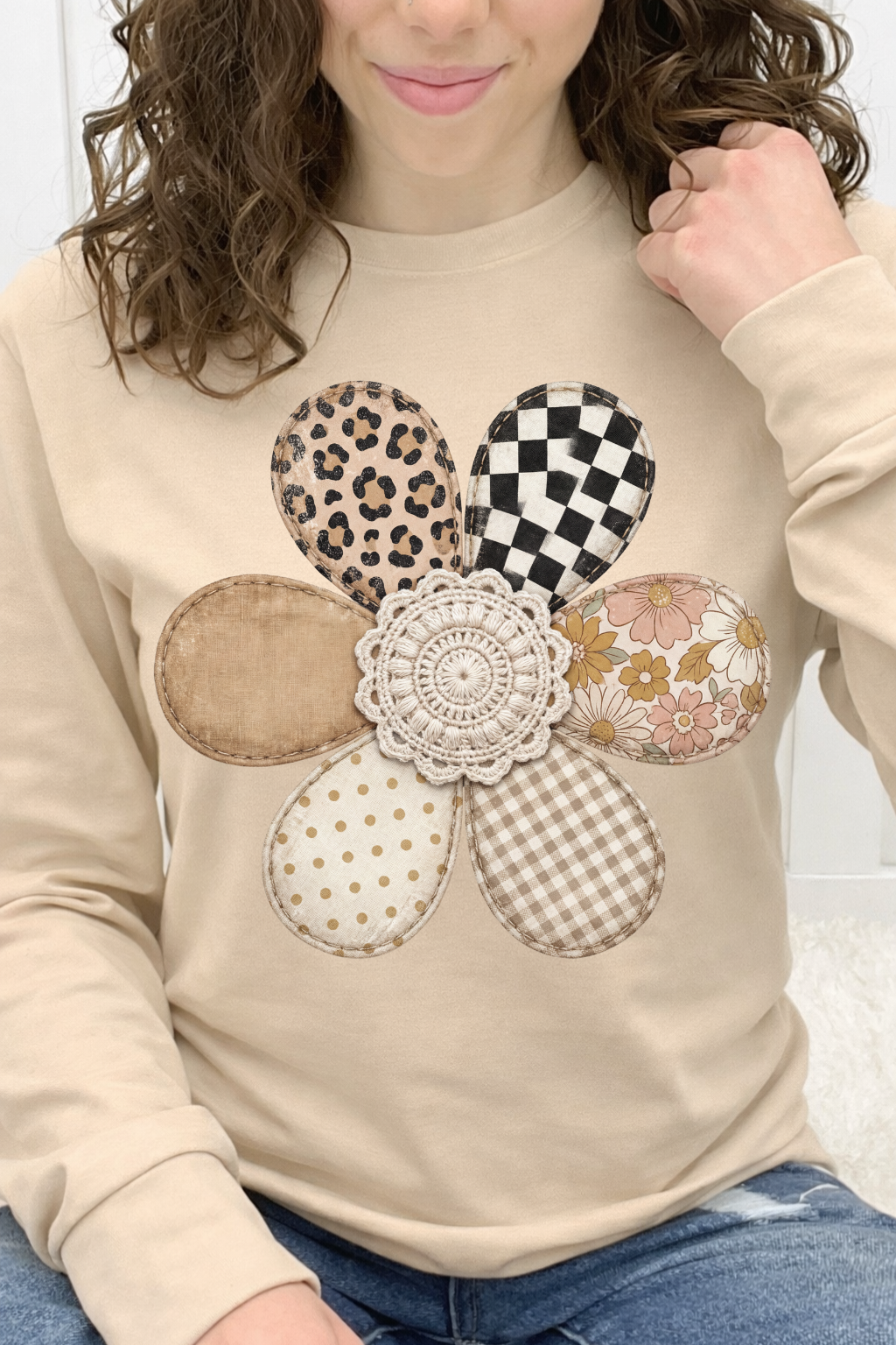 Sweet Patchwork Daisy & Lace Graphic Collection