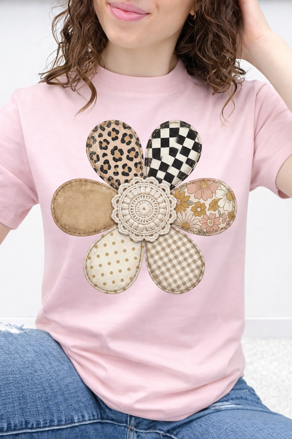 Sweet Patchwork Daisy & Lace Graphic Collection