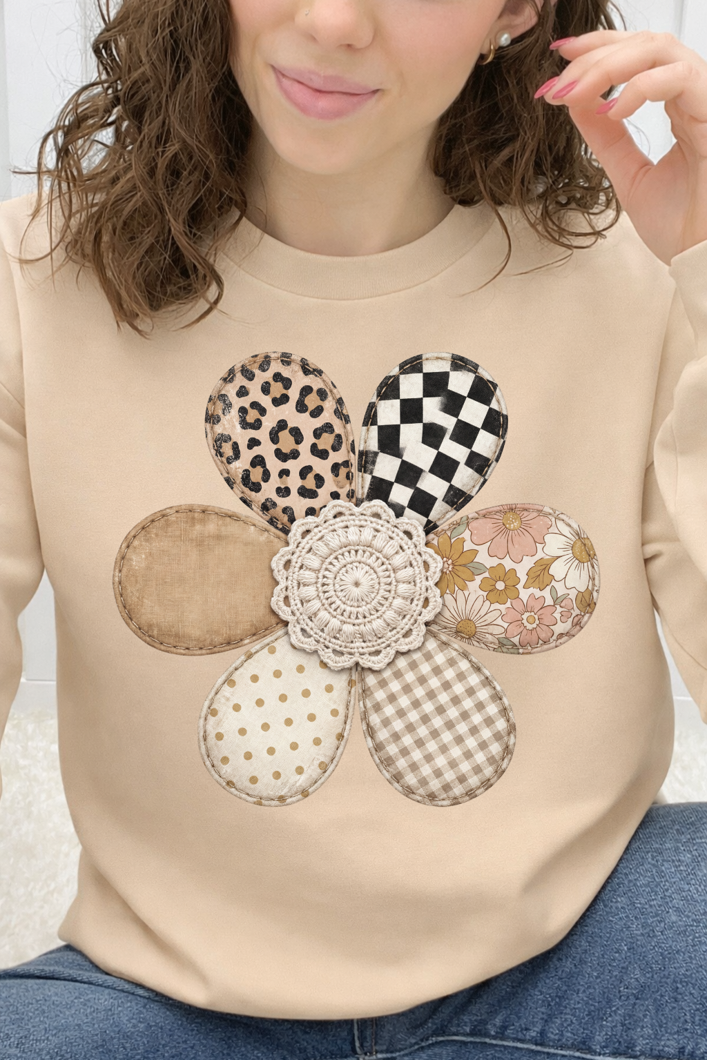 Sweet Patchwork Daisy & Lace Graphic Collection