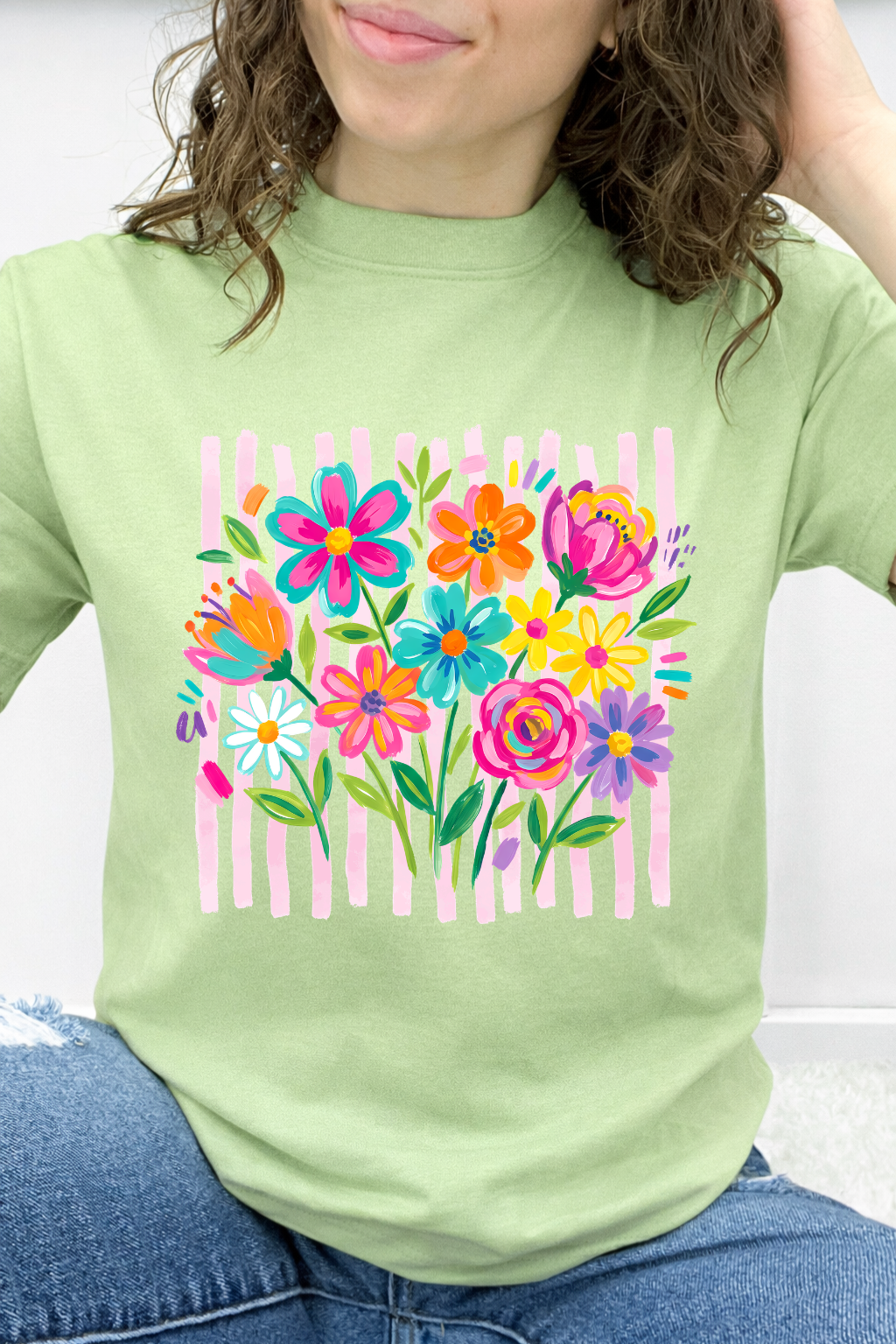 Fresh Bloom Stripe Graphic Collection