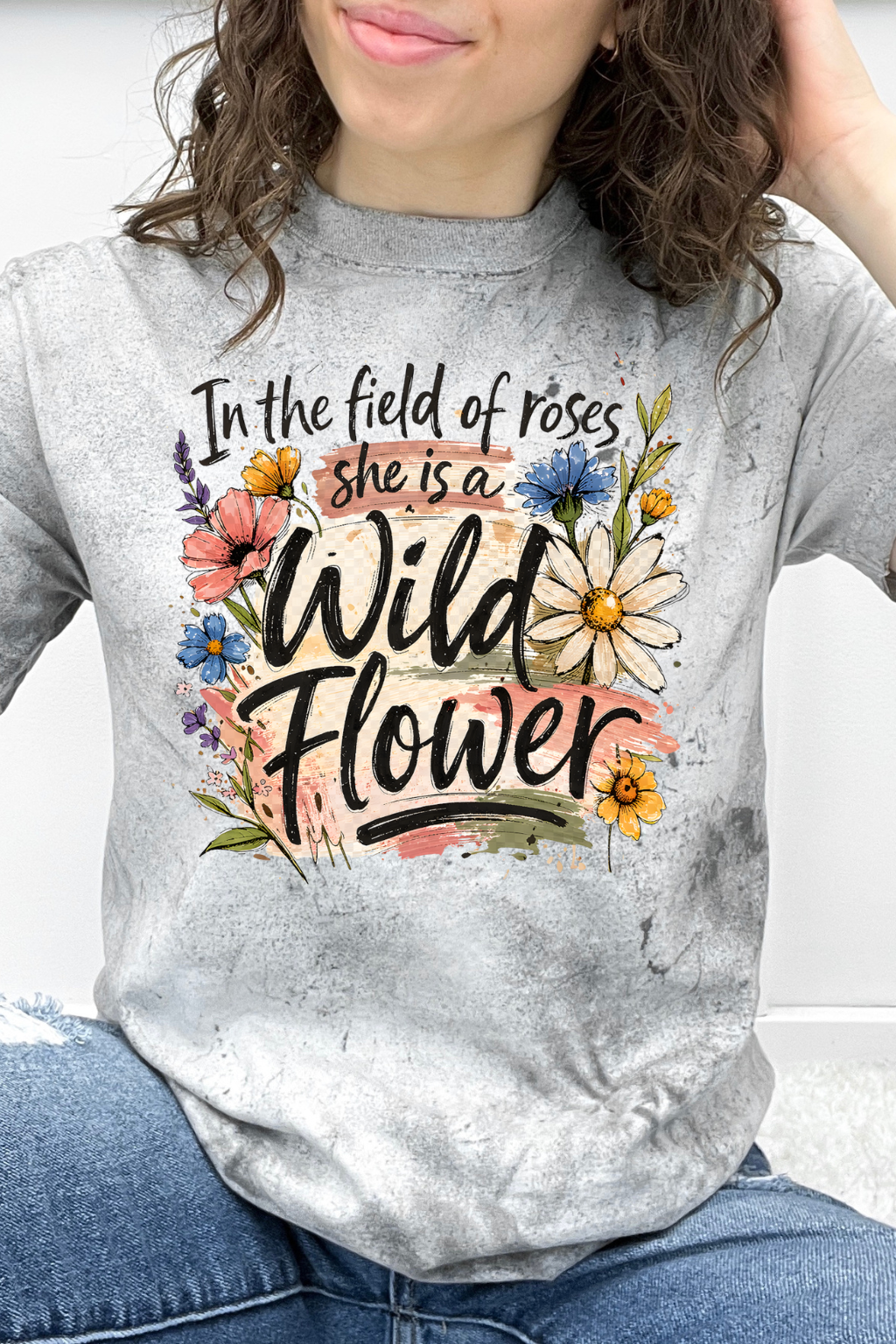 In The Field Of Roses She Is A Wild Flower Graphic Collection