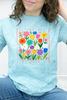 Striped Garden Blooms Graphic Collection