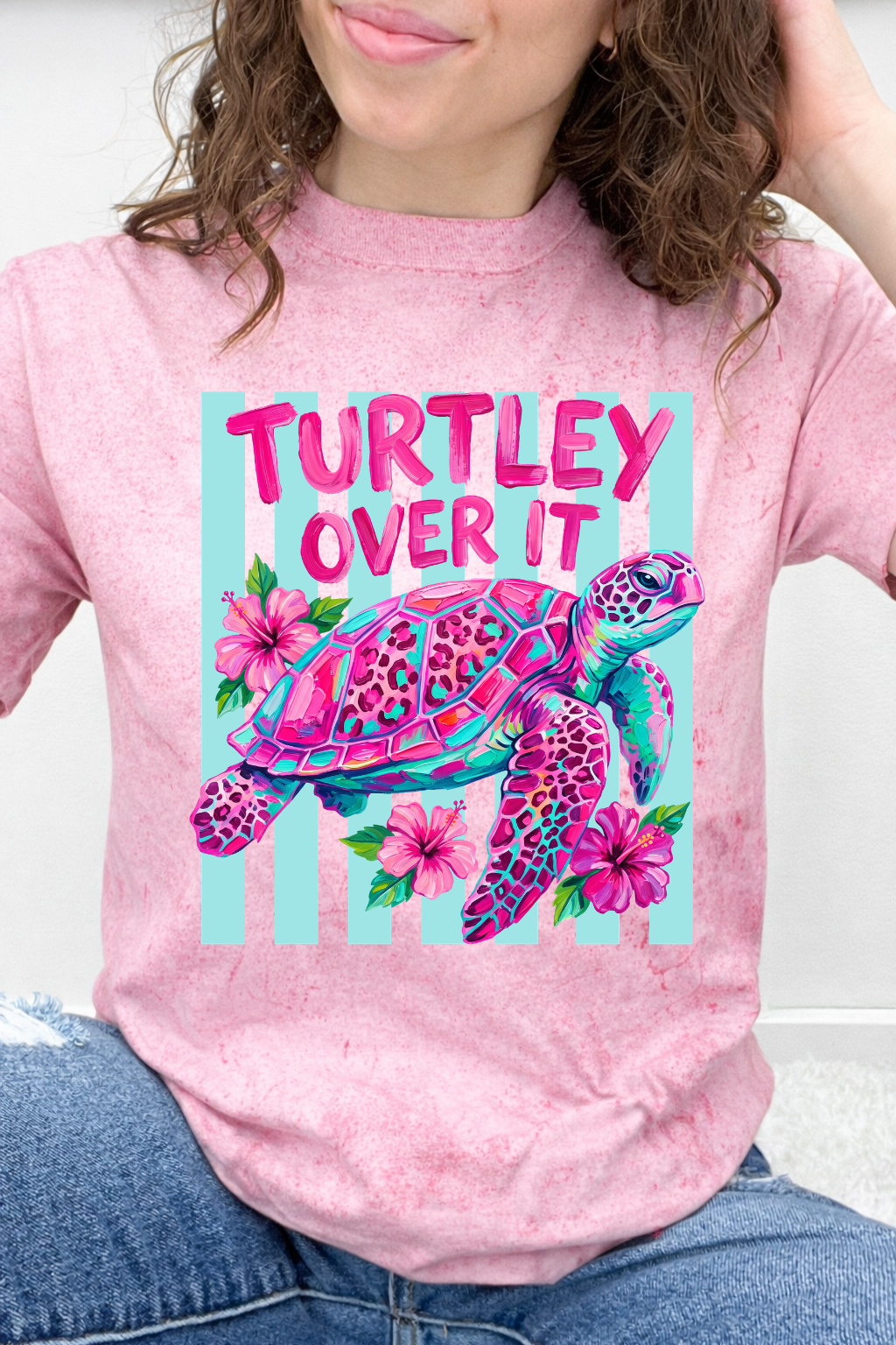 Turtley Over It Sea Turtle Graphic Collection