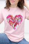 Pink Tultex Tee