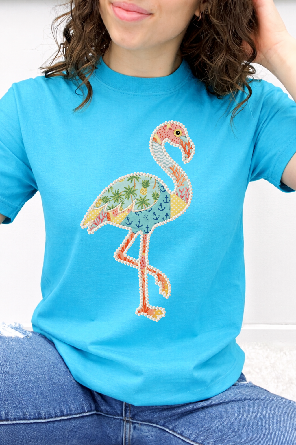 Patchwork Paradise Flamingo Graphic Collection