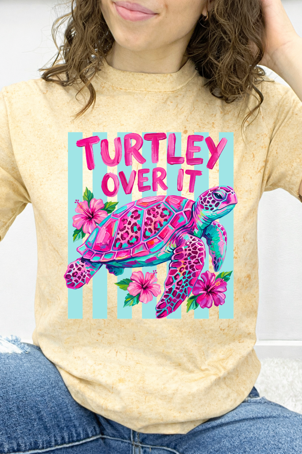 Turtley Over It Sea Turtle Graphic Collection