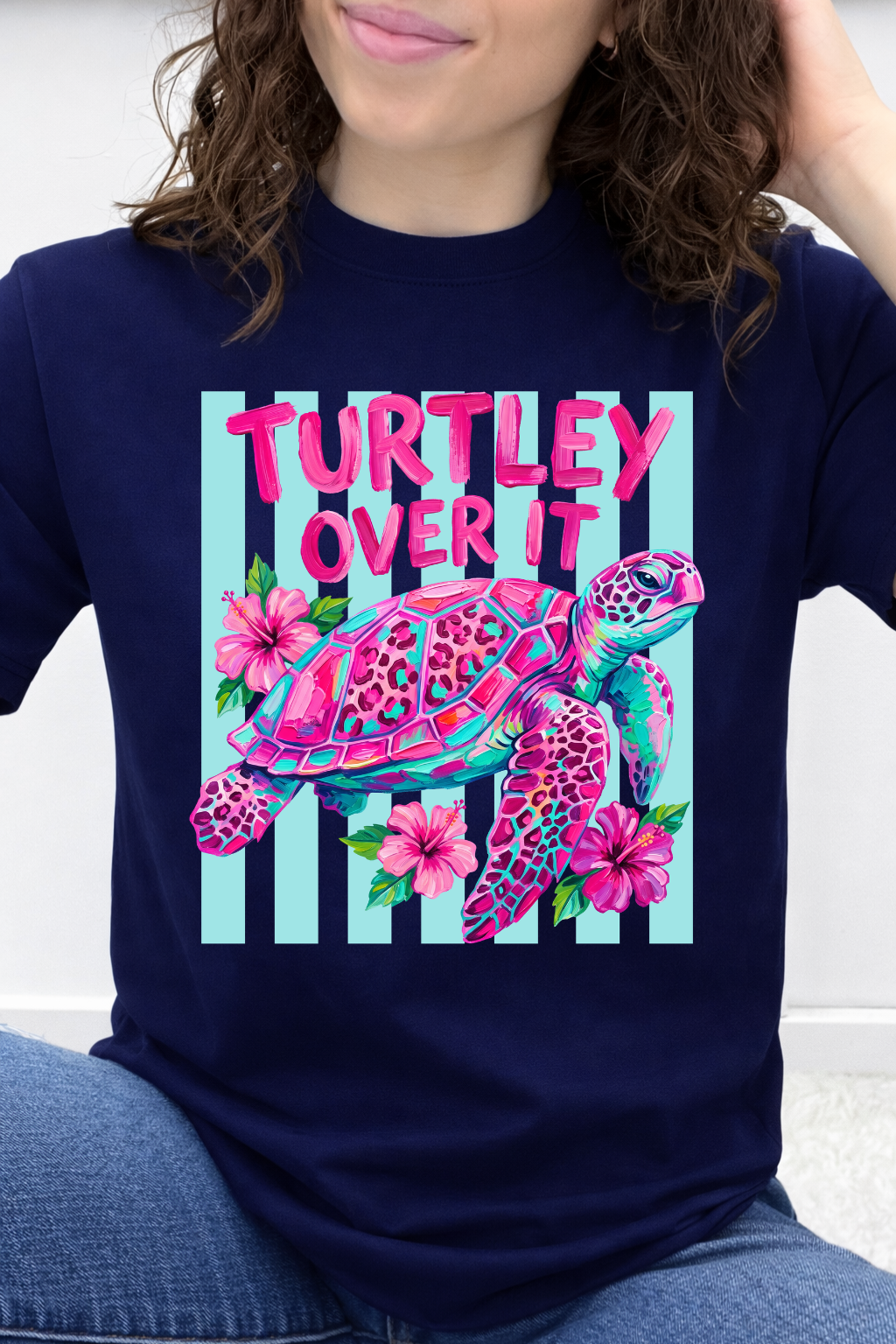 Turtley Over It Sea Turtle Graphic Collection