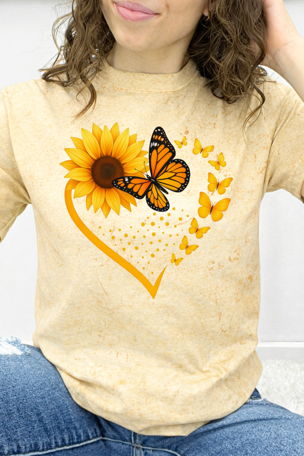 Sunflower Heart Flutter Graphic Collection